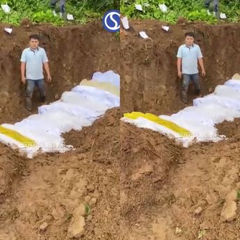 Beredar Video Penguburan Massal Korban Banjir di Agam