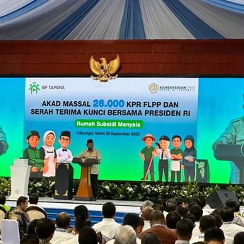 BRI Region 7 Jakarta 2 Hadiri Acara Akad Massal 26.000 KPR FLPP dan Serah Terima Kunci Bersama Presiden RI