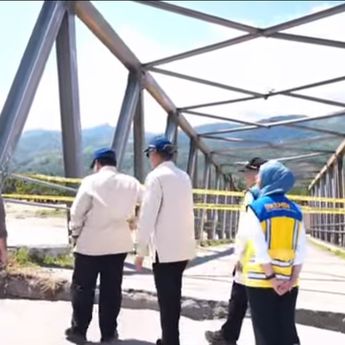 Prabowo Tinjau Langsung Jembatan Putus di Aceh Tenggara, Tekankan Solidaritas Hadapi Bencana