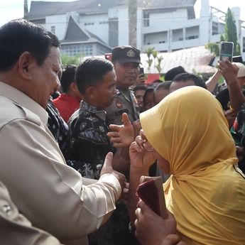 Pantau Korban Bencana Sumatera, Prabowo: Hadapi Musibah dengan Tabah dan Solidaritas