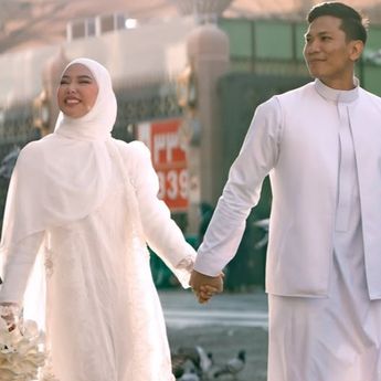 Dara Arafah dan Rehan Mubarak Menikah di Madinah