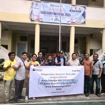 Bank Mandiri Percepat Penyaluran 67.000 Bantuan Bencana untuk Warga Sumatera