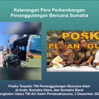 Panglima TNI Jawab soal Bantuan Dilempar dari Heli: Tak Bisa Mendarat karena Ada Kabel