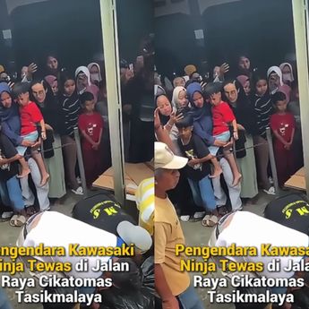 Pemotor Kawasaki Ninja Tewas dalam Kecelakaan Maut di Tasikmalaya