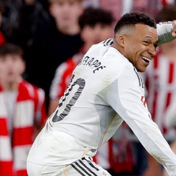 Kylian Mbappe Cetak Dua Gol, Real Madrid Bantai Athletic Club 3-0