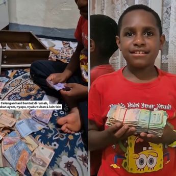 Bocah Papua Batal Liburan ke Jayapura, Belah Celengan untuk Donasi Korban Banjir Sumatera