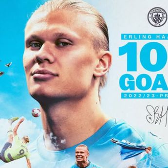 Erling Haaland Tak Menyangka Cetak Gol ke-100