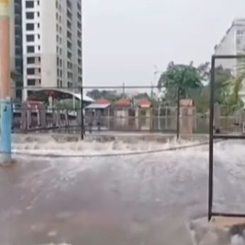Banjir Rob Rendam Ancol, Dermaga Marina dan SPBU Tergenang hingga 40 cm