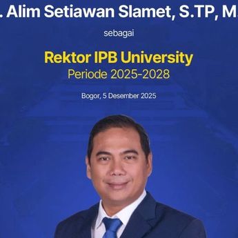 Alim Setiawan Slamet Gantikan Arif Satria Sebagai Rektor IPB University
