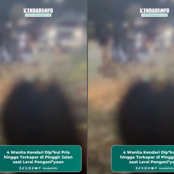 VIDEO : Empat Wanita Dipukuli Pria Misterius