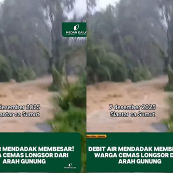 Beredar Video Tapanuli Tengah Kembali Diterjang Banjir