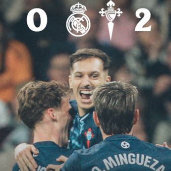 Di Bernabeu, Real Madrid Dipermalukan Celta Vigo Skor 2-0