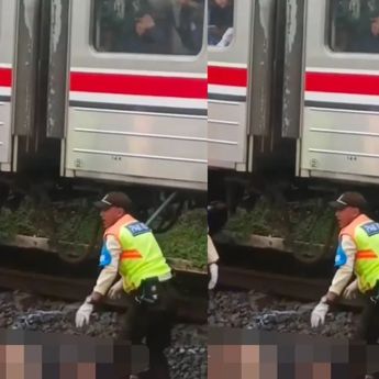 ASN Tewas Dihantam Kereta di Cisauk Tangerang