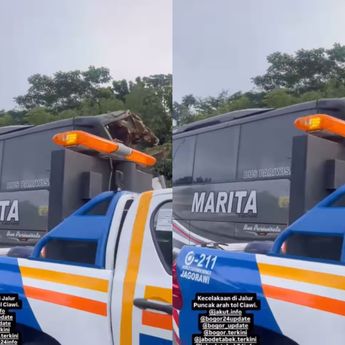 Bus Pariwisata Marita Alami Kecelakaan Maut di Tol Jagorawi, Kondisi Ringsek Parah