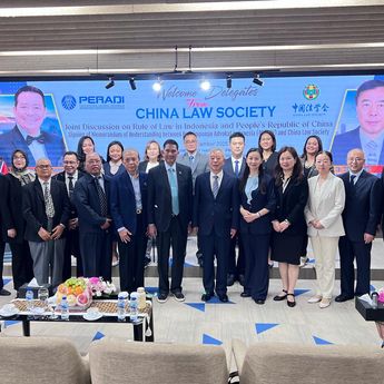 China Law Society Kunjungi Peradi, Sepakat Beri Layanan Hukum Investor Tiongkok ke RI