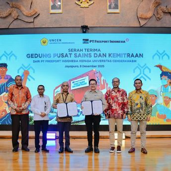 Freeport Serahkan Gedung Sains & Kemitraan UNCEN, Perkuat Riset & Pembelajaran di Papua