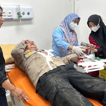 Kapolsek Kemayoran Terluka Saat Evakuasi Kebakaran Ruko di Jakarta Pusat