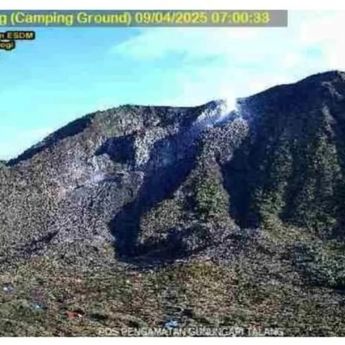Badan Geologi Naikkan Status Gunung Talang ke Level Waspada