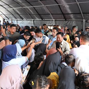 Tinjau Langkat Sumur, Prabowo: Semua Kekuatan Negara Kita Kerahkan