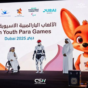 Kolaborasi Cerdas Chery TIGGO dan Dua Robot AiMOGA, Kawal Perjuangan Atlet di AYPG 2025