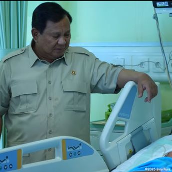 Ke RSUD Koja, Prabowo Janji Traktir Siswa Korban Tabrakan Mobil SPPG Makan Bubur Ayam