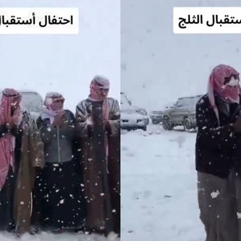 Fenomena Langka di Arab Saudi, Salju Turun Lebat Selimuti Pegunungan Al-Lawz