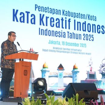 Penetapan KaTa Kreatif 2025, Menteri Ekraf Dorong Tiap Kota Punya Subsektor Unggulan