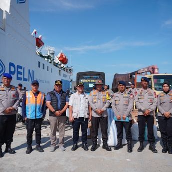 Berlayar Sejak 16 Desember, Kapal Pelni Angkut Bantuan Polri Tiba di Aceh