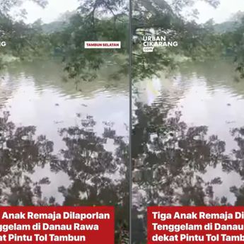 Tiga Remaja Tenggelam di Danau Dekat Pintu Tol Tambun, Jasad Belum Ditemukan