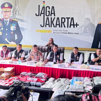 Dalam 3 Bulan Ribuan Orang jadi Tersangka Narkoba, Diringkus Polda Metro