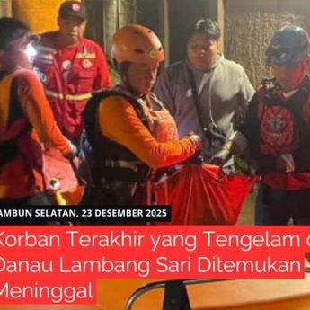 Korban Ketiga Tenggelamnya 3 Remaja di Danau Buatan Tambun Akhirnya Ditemukan