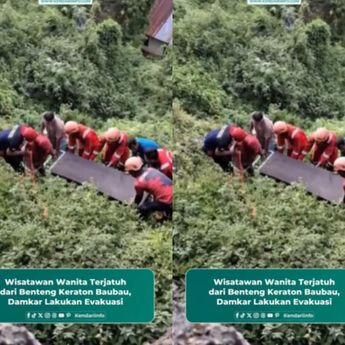 Wanita Meregang Nyawa Usai Jatuh di kawasan Benteng Keraton Baubau
