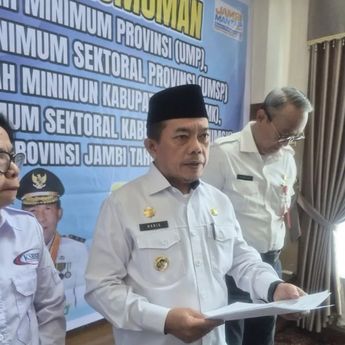 Gubernur Jambi Tetapkan UMP 2026 Naik Menjadi Rp3,4 Juta