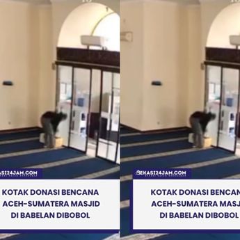 Gila! Maling Nekat Bobol Kotak Amal Masjid di Babelan untuk Bencana Banjir