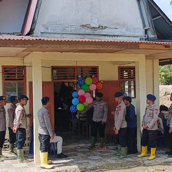 Rayakan Natal, Polri Fungsikan Posko Pengungsian sebagai Gereja di Sumatera Utara