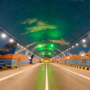 Terowongan Jalan Tol 22,13 Km Siap Dibuka, Terpanjang di Dunia