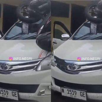 VIDEO: Pemotor Tewas Usai Hantam Avanza, Diduga Rem Blong