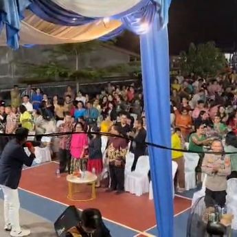 Natal Sekolah Hagai Hot Tio School, Camat dan Kapolsek Gebang Pesan Begini