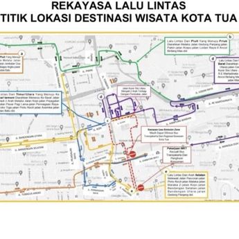Rekayasa Lalu Lintas Diberlakukan di Kawasan Kota Tua Saat Malam Tahun Baru 2026
