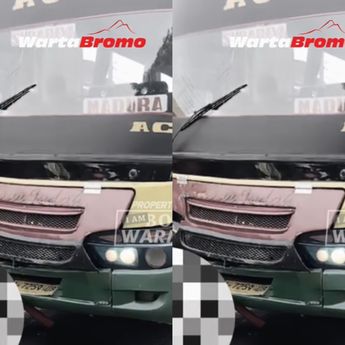 Pemotor Tewas Dihantam Bus di Pasuruan, Kondisinya Mengenaskan