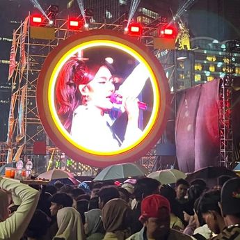 Marion Jola Meriahkan Malam Pergantian Tahun Baru 2026 di Bundaran HI