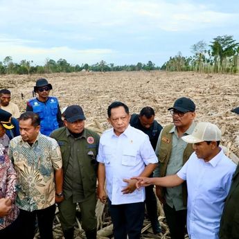 Mendagri Bersama Dirjen Adwil Tinjau Perkembangan Pemulihan Pascabencana di Aceh Utara