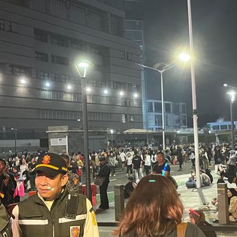 Bundaran HI Kian Ramai Dipadati Warga