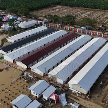 BUMN Terus Bangun Rumah Sementara di Aceh Timur, Progres Capai 97 Persen