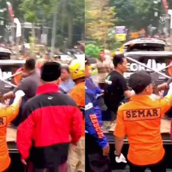 Minibus Bawa Rombongan Terguling di Pacet Mojokerto