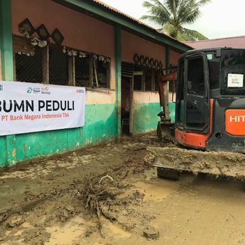 BNI Bersihkan Sekolah Terdampak Banjir di Aceh Utara, Dukung Pemulihan Pendidikan Pascabencana