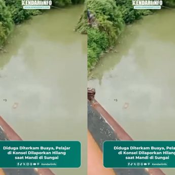 Pelajar Hilang di Konsel, Diduga Diterkam Buaya