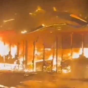 Rumah di Medan Timur Kebakaran Dini Hari Tadi