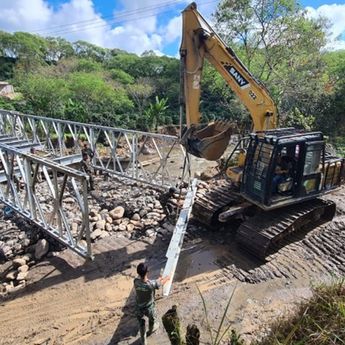 11 Unit Rampung, 50 Jembatan Gantung Segera Diselesaikan Awal 2026
