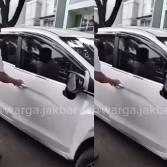 Xpander Ringsek Parah Usai Hantam Mobil Lain, Petugas Kebersihan Jadi Korban
